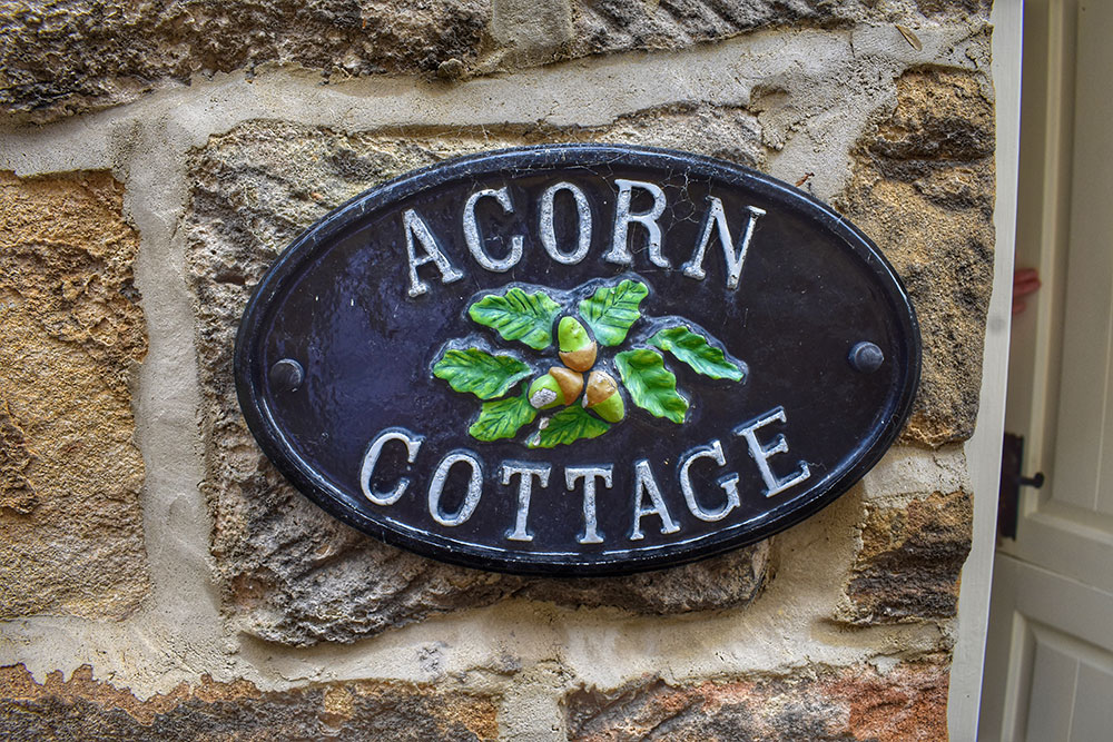 Acorn Cottage Plaque