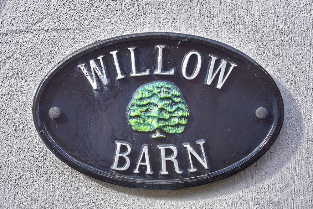Willow Barn Plaque